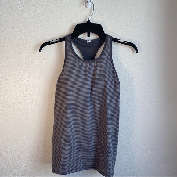 Lululemon Ruche Of Adrenaline Tank Gray Size 4 - Picture 10 of 14